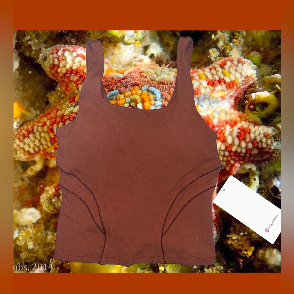 Lululemon nulu and mesh back tank top